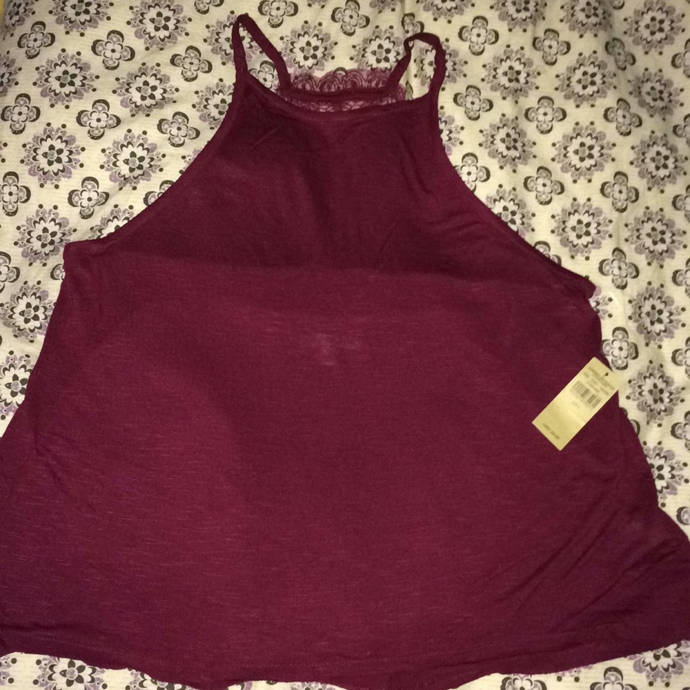 Burgundy Spaghetti Strap