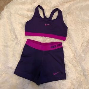 Nike Sport Bra and Short