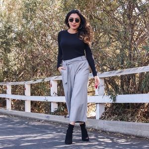 Pants - Checkered culottes Pants - Checkered culottes