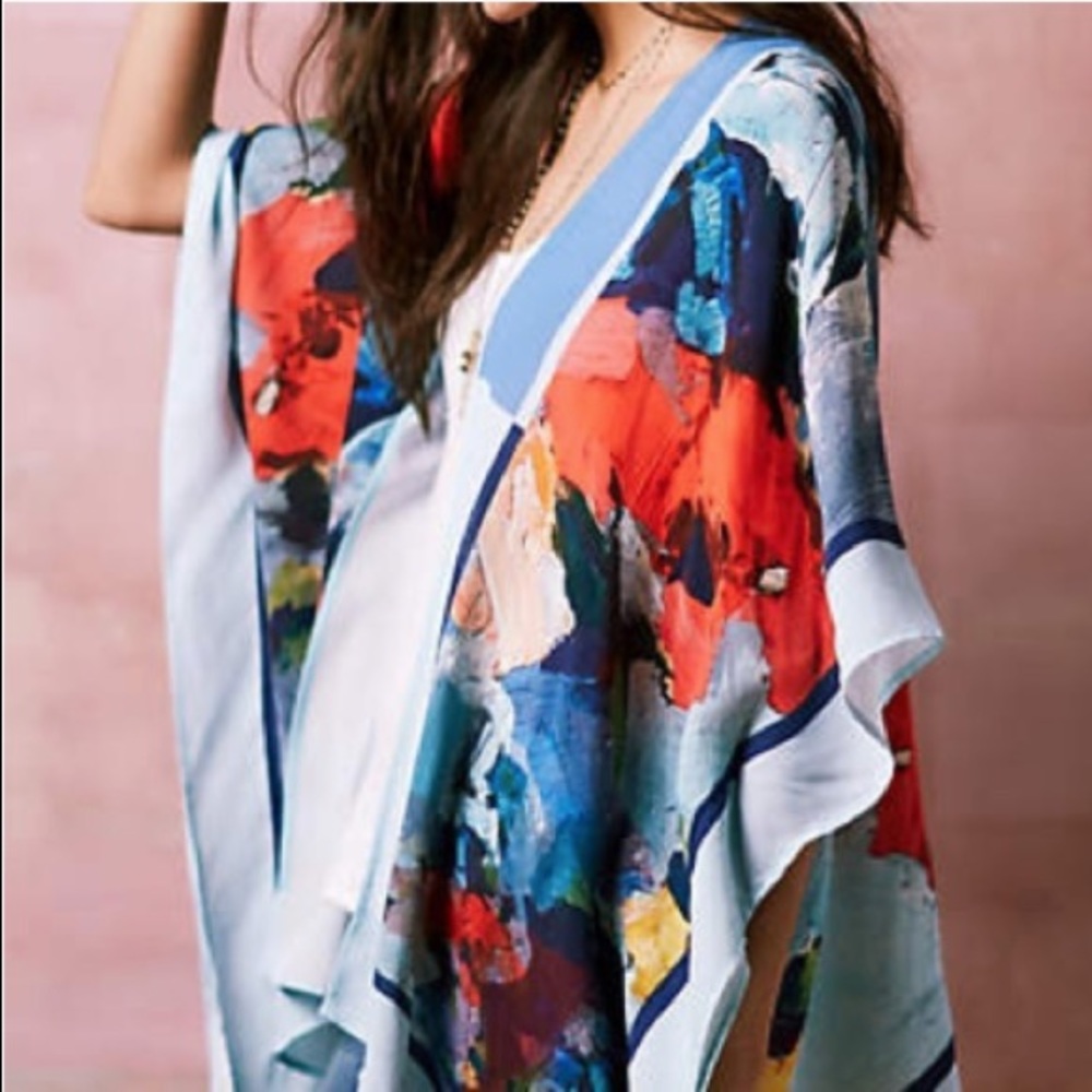 Painted Flora Kimono