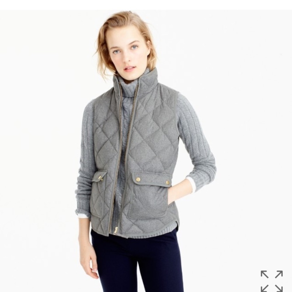 NWOT Jcrew Flannel Excursion Vest