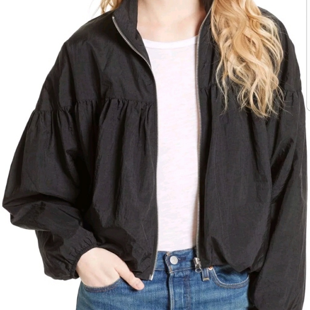 Rare Free People balloon jacket