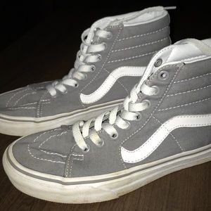 Women’s Gray Hightop Vans