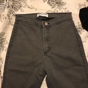 gray american apparel easy jean