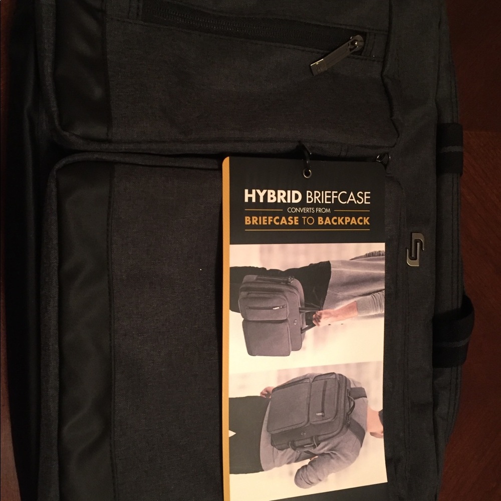 Backpack to Briefcase black