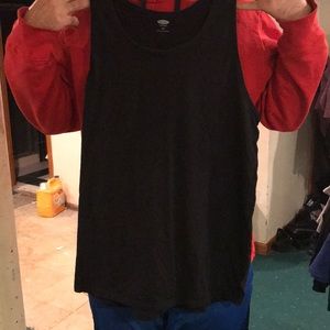 Black tank top