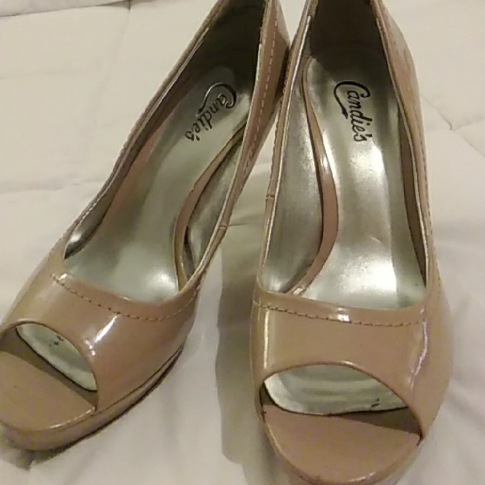 Candies Nude High Heels - Picture 3 of 3