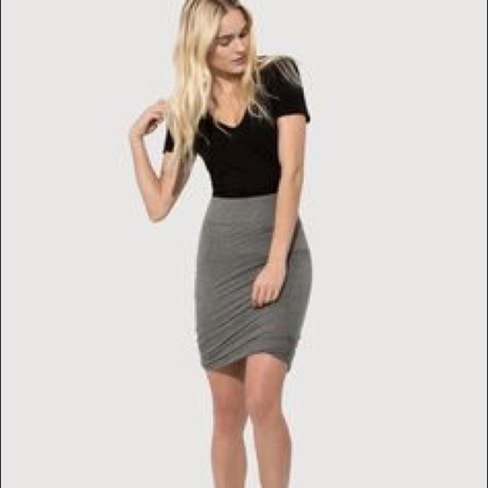 Kit and Ace gray skater skirt. Still has tags