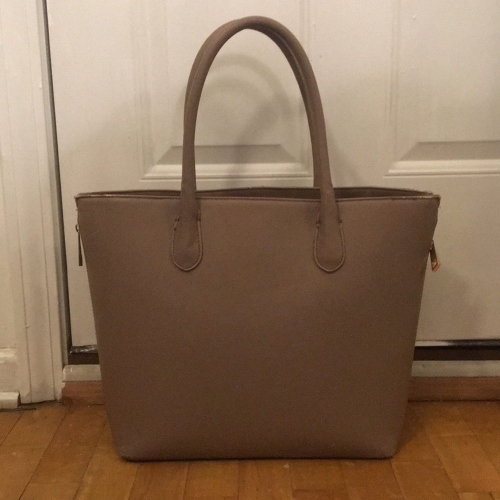 Taupe Tote Purse