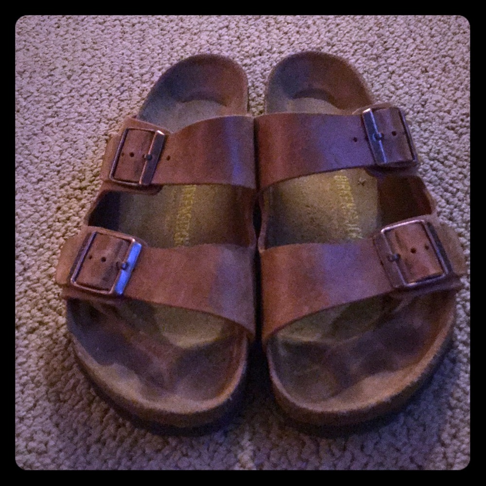 Men’s Size 10 Birkenstock Arizona slip ons