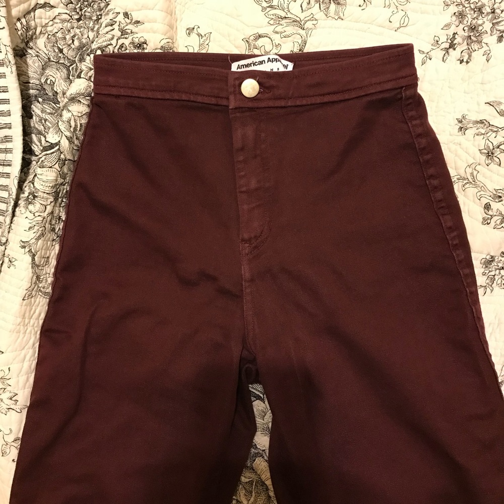 cranberry american apparel easy jean