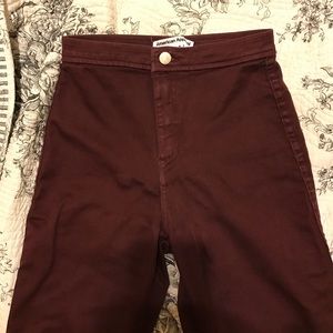 cranberry american apparel easy jean