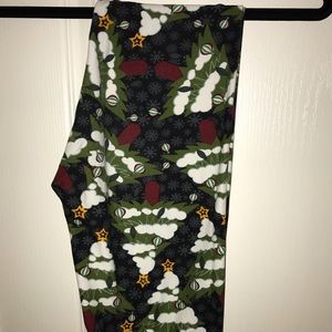 Lularoe Christmas leggings OS