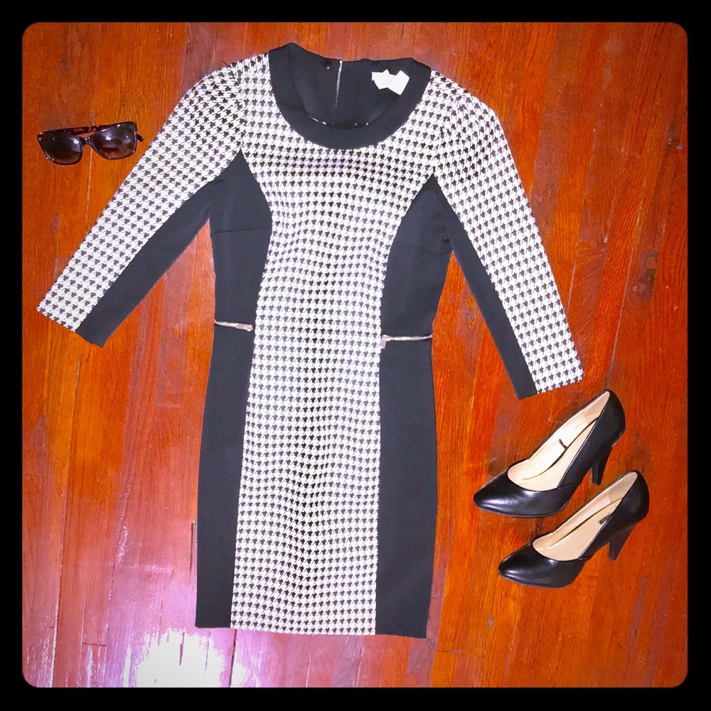 NWT H&M Houndstooth Dress Size 4