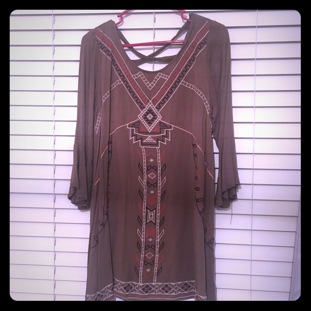 Boutique tribal dress