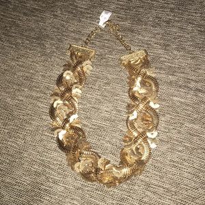 Gold chunky necklace
