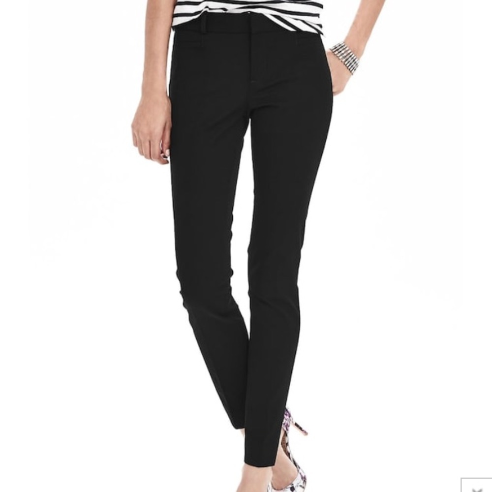 NWT Banana Republic Black Sloan skinny fit pant