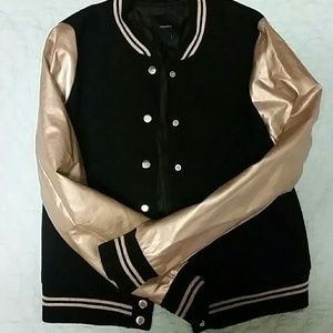 Forever 21 Black and Gold Jacket