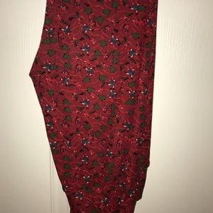 Lularoe Christmas leggings OS