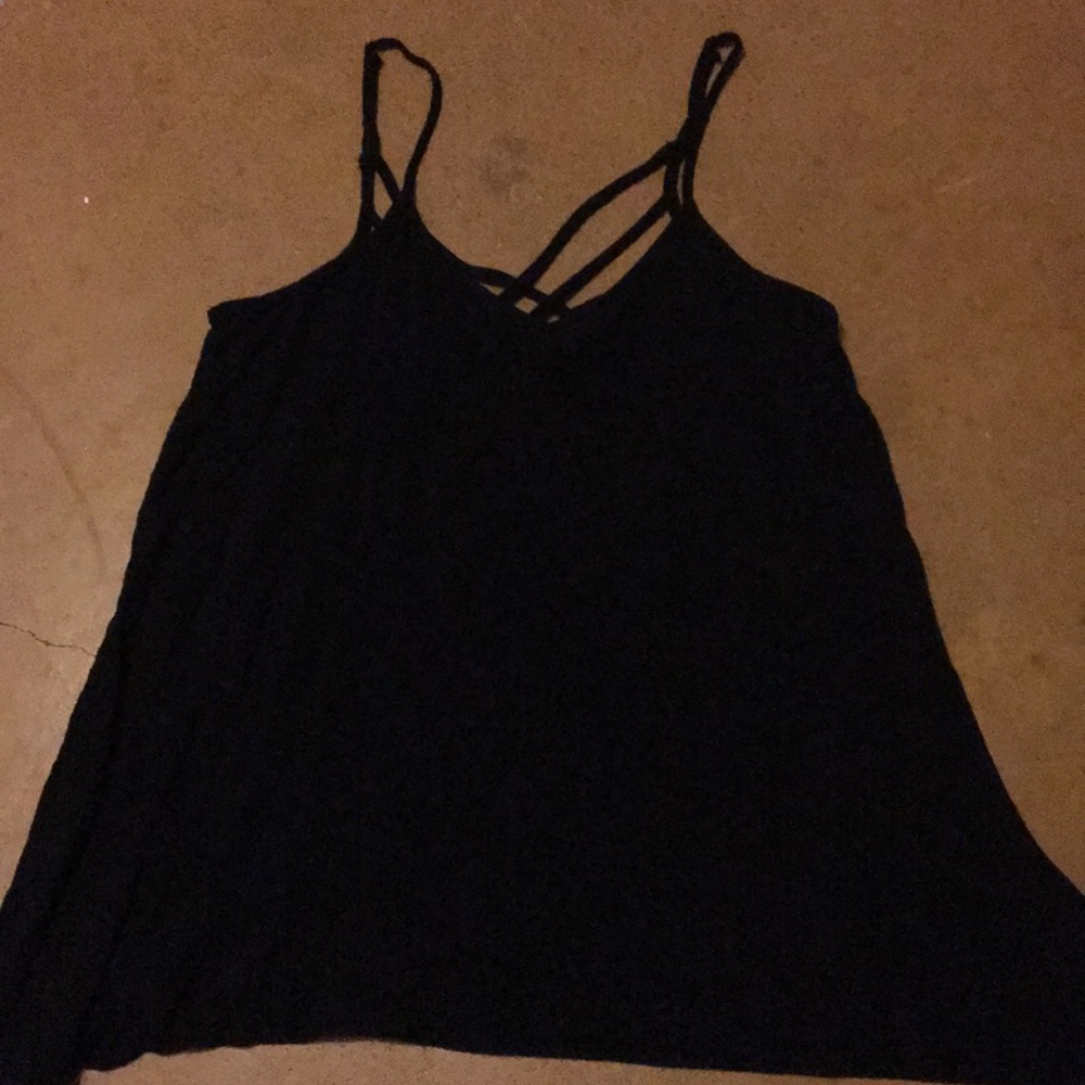 black tank top