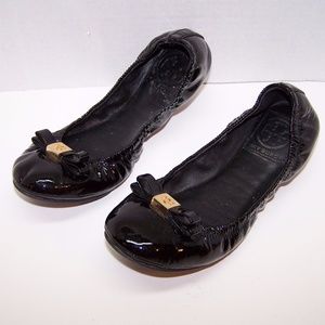 Tory Burch Patent Ballet Flats Eddie