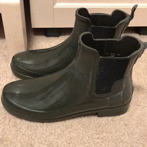 Hunter women original refined Chelsea boots Sz 6