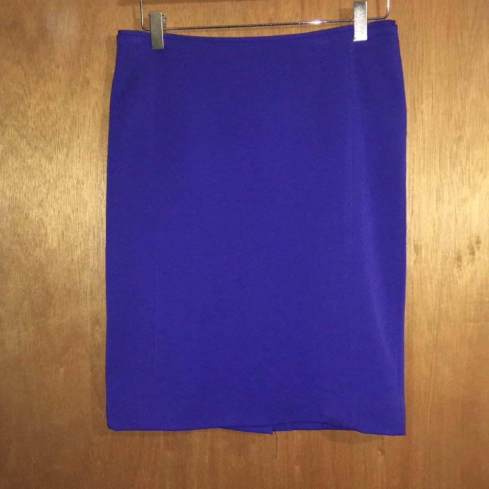 H&M blue pencil skirt