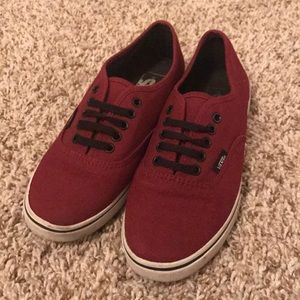 Maroon Vans