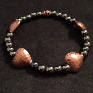 Hematite “Balance” Energy Bracelet 7.5"