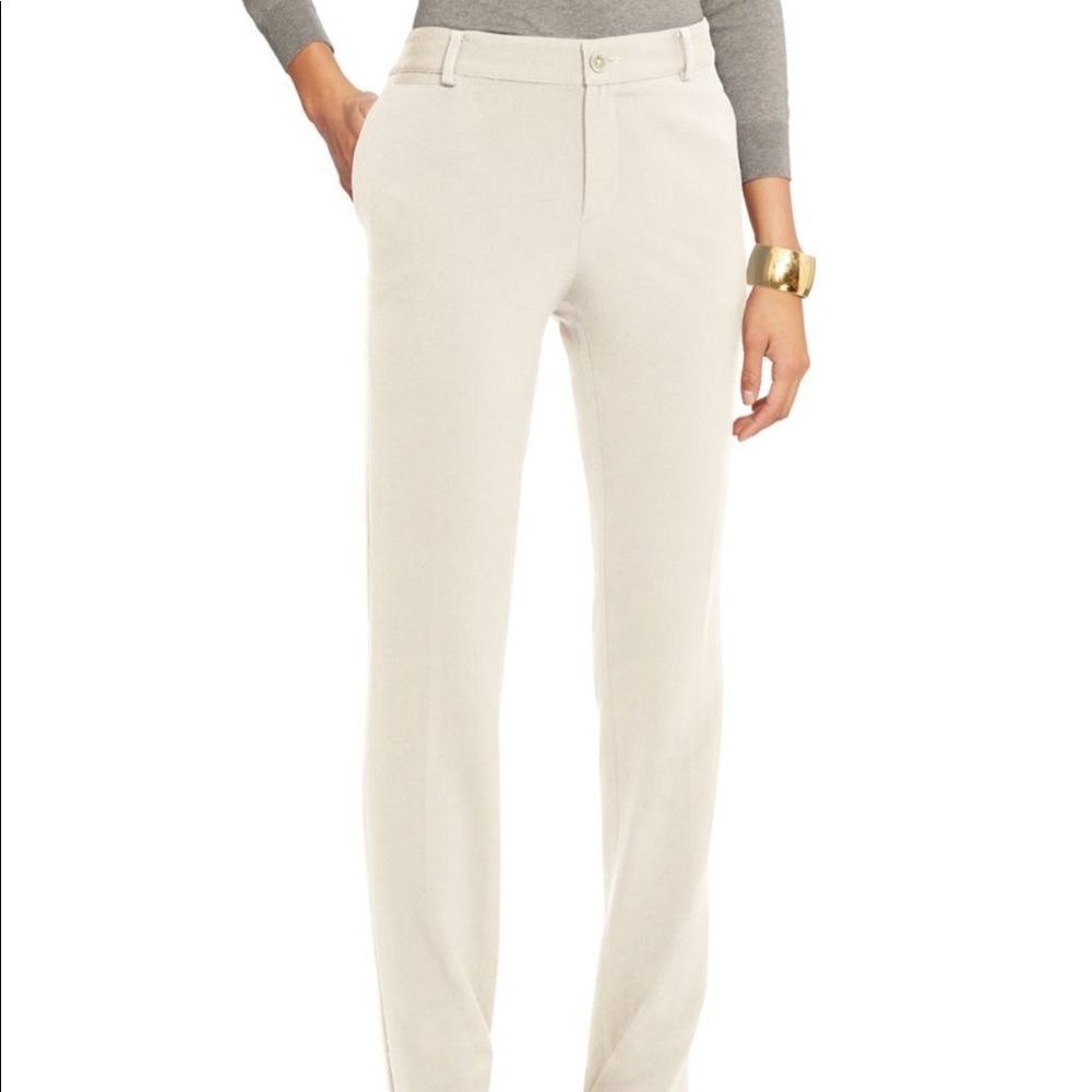 NWT Ralph Lauren almond stretch twill size 4 pants