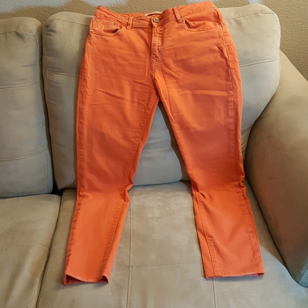 🌹3 FOR 15 Zara orange jeans