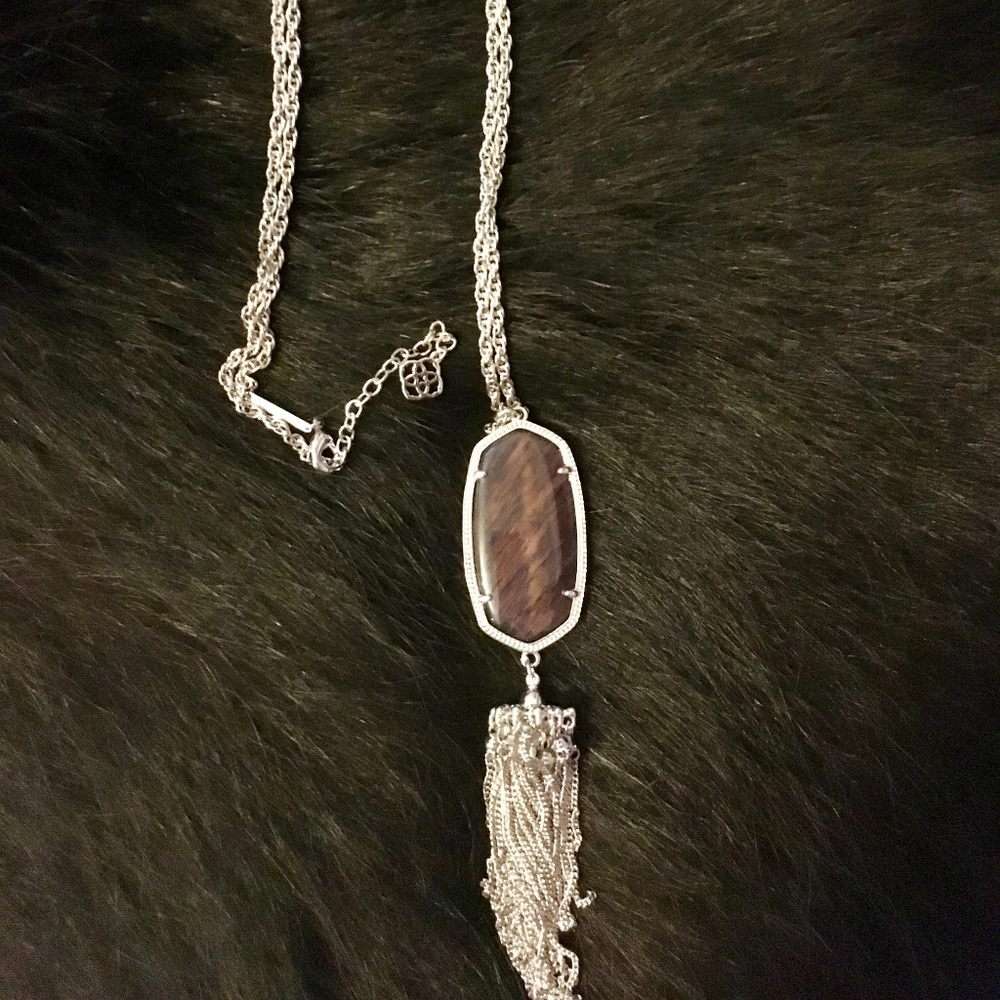 Kendra Scott Rayne Necklace Tiger's Eye