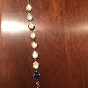 Kendra Scott Bracelet, White Stones and one blue