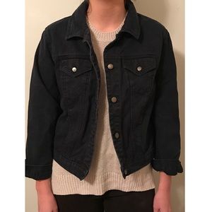BLACK DENIM JACKET