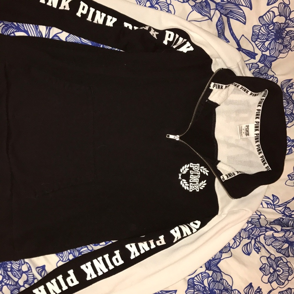 Victoria secret half zip sweater