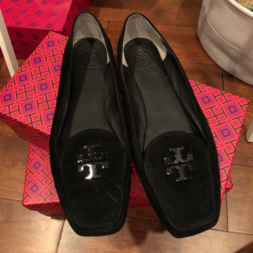 Black Tory Loafers - Worn Twice
