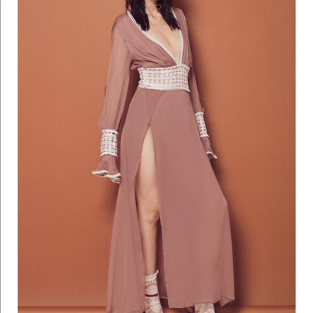 ❌SOLD❌NWT FOR LOVE AND LEMONS SABINE MAXI DRESS