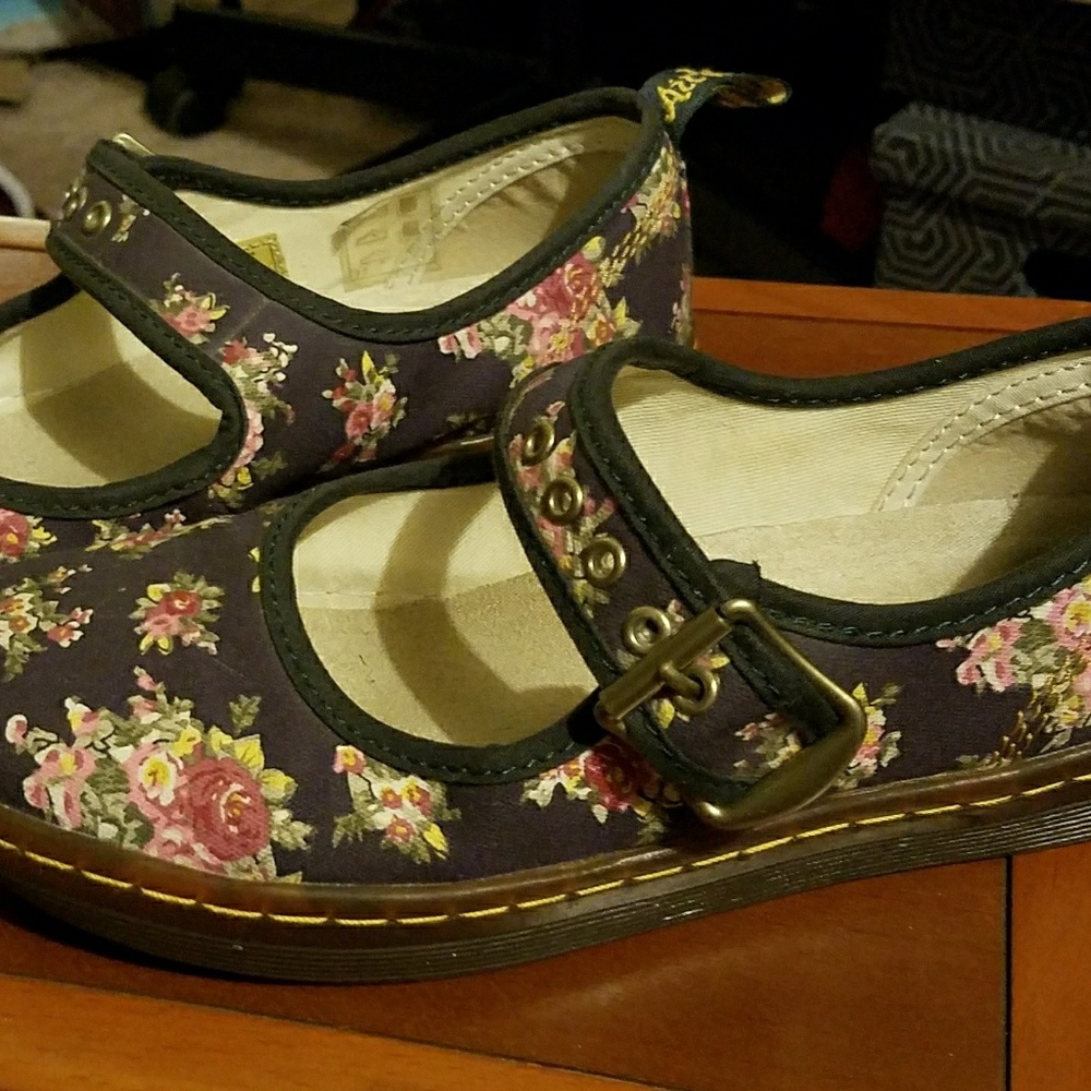Dr. Martens AirWair Carnaby Floral Mary Janes