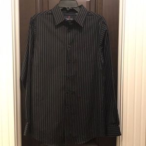 Pin Stripe Dressy Button Down