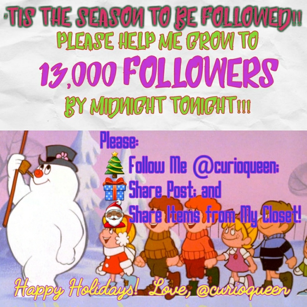 Only 80 More Followers to 13K!!