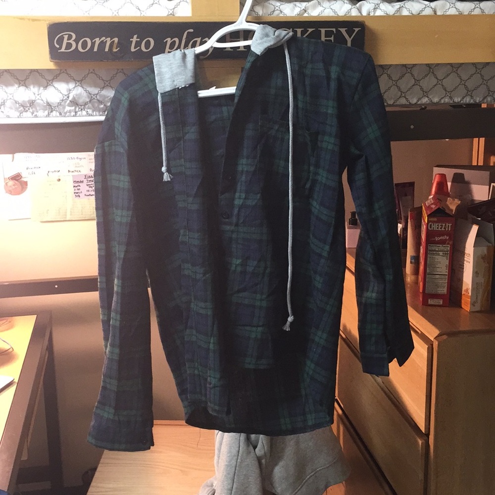 Flannel Sweatshirt