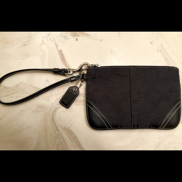 Coach Handbags - Black Coach wristlet