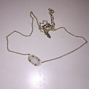 Kendra Scott Elisa Druzy Gold Necklace