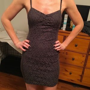 Body con lace detail dress