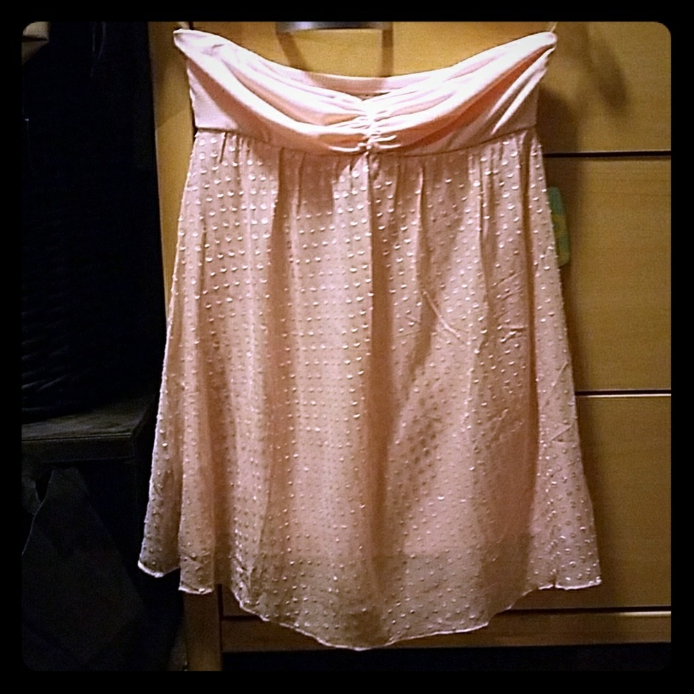 NEVER worn Strapless dress top!!