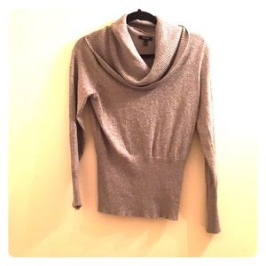 Sparkly cowl neck sweater