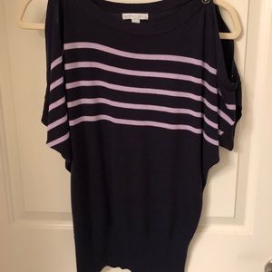 Cold shoulder sweater