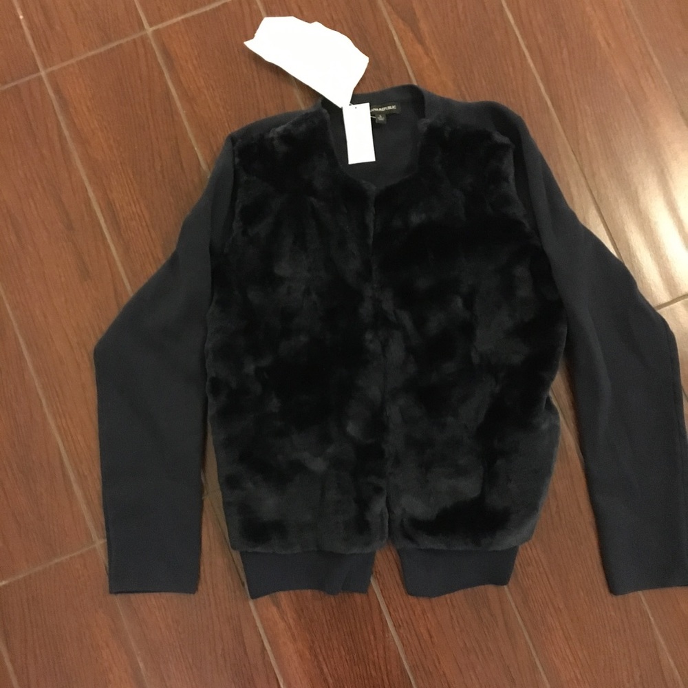 Faux Fur Cardigan