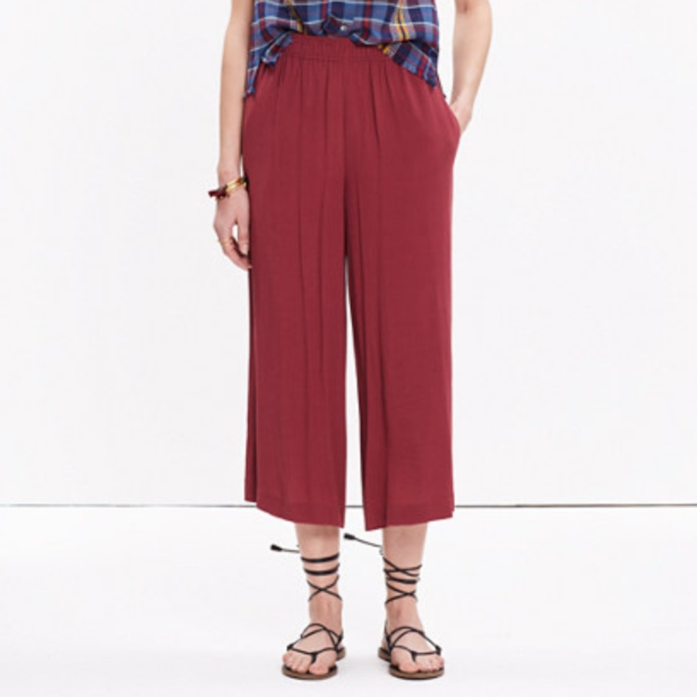 Madewell Clemente Pull-On Crop Pants