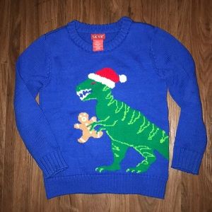 Dinosaur Christmas Sweater